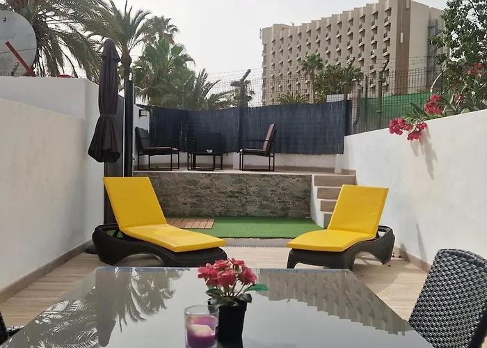 Sunny Large Terrace In Center Of Americas * Playa de las Américas